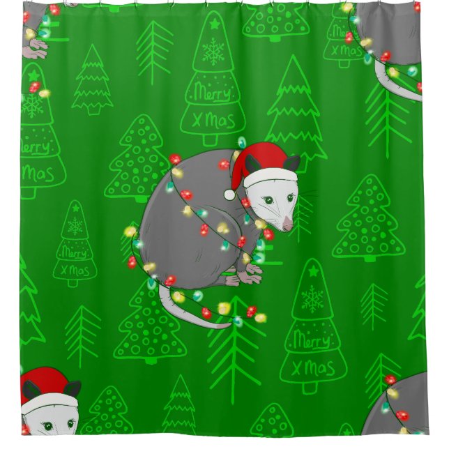 Cortina Para Box papai noel de natal alegre (Frente)