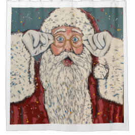 Cortina Para Box Papai Noel Surpreso