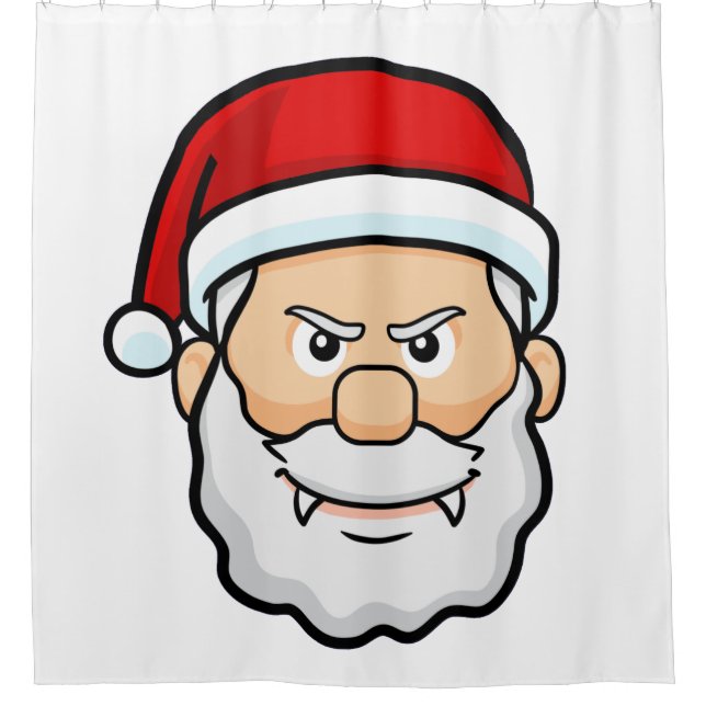 Cortina Para Box papais noeis de vampiro de natal (Frente)