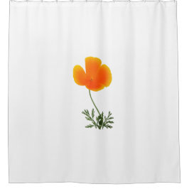 Cortina Para Box papoila alaranjada