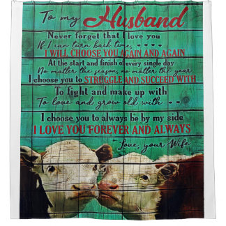 Cortina Para Box Para o meu marido | Família Cute Presente