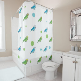 Cortina Para Box Parakeet Shower Curtain