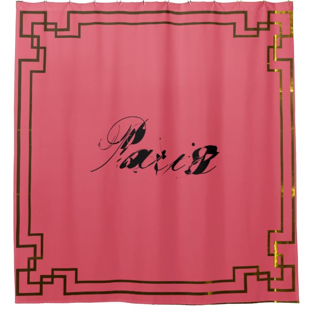 Cortina Para Box Paris Art Nouveau Art Deco Jugendstil (Frente)