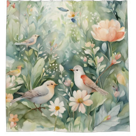 Cortina Para Box Pássaros cantores