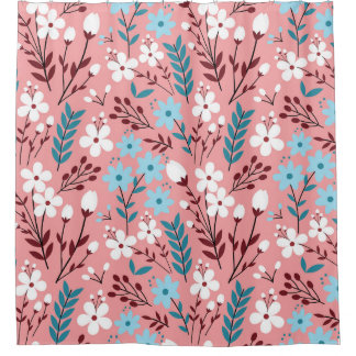 Cortina Para Box Pasta Cor-de-rosa sem costura.