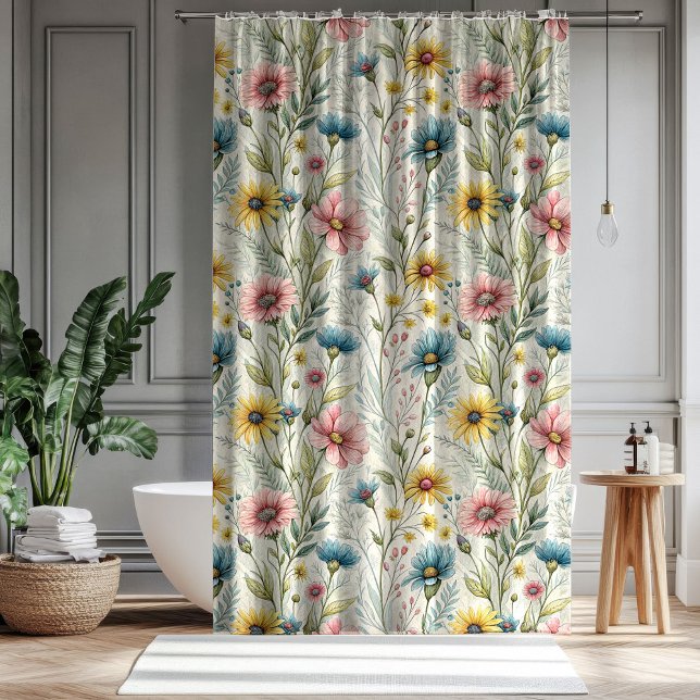 Cortina Para Box Pastel Garden Curtain Anniversary Gift for Two (Pastel Garden Curtain Anniversary Gift for Two)