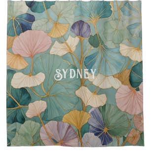 Cortina Para Box Pastel Gingko Sussurro