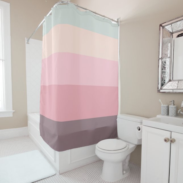 Cortina Para Box Pastel Stripes (In Situ)