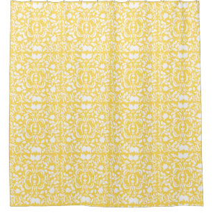 Cortina Para Box Pasto branco, amarelo-vitoriano e branco