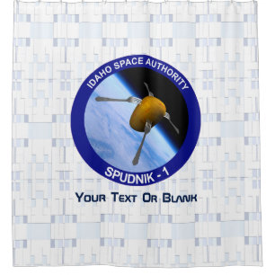 Cortina Para Box Patch da Missão de Satélite Idaho Spudnik