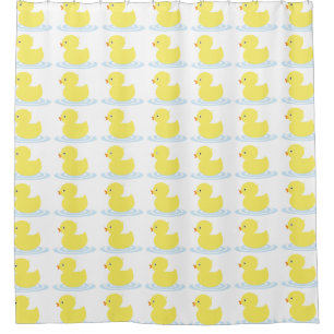 Cortina Para Box Pato de borracha amarelo