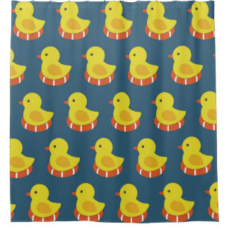 Cortina Para Box Pato de borracha amarelo, padrão bonito e sem cost