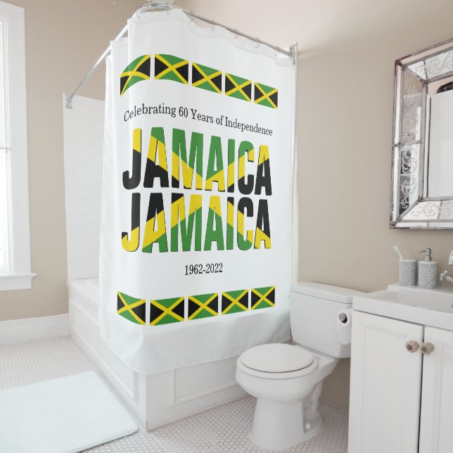 Cortina Para Box Patriotic JAMAICA JAMAICA (In Situ)