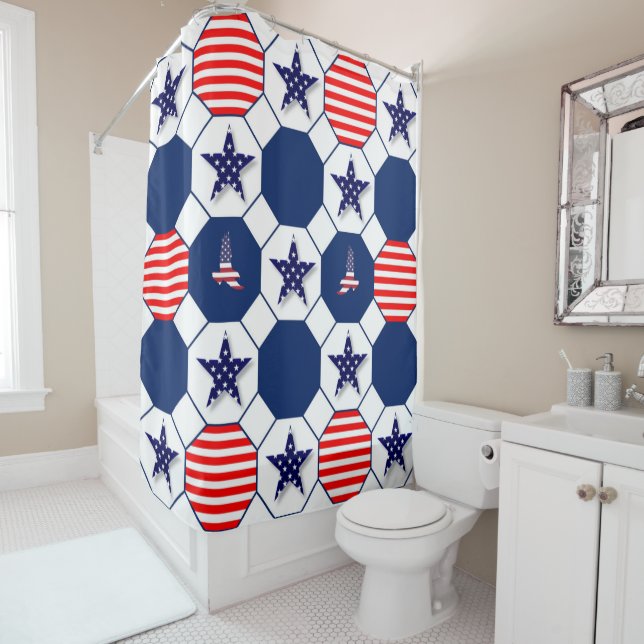 Cortina Para Box Patriótico (In Situ)