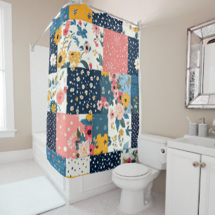 Cortina Para Box Patterno Floral Vintage (4)