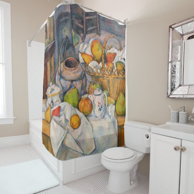 Cortina Para Box Paul Cezanne - A Vida Estática com o Cesto (In Situ)