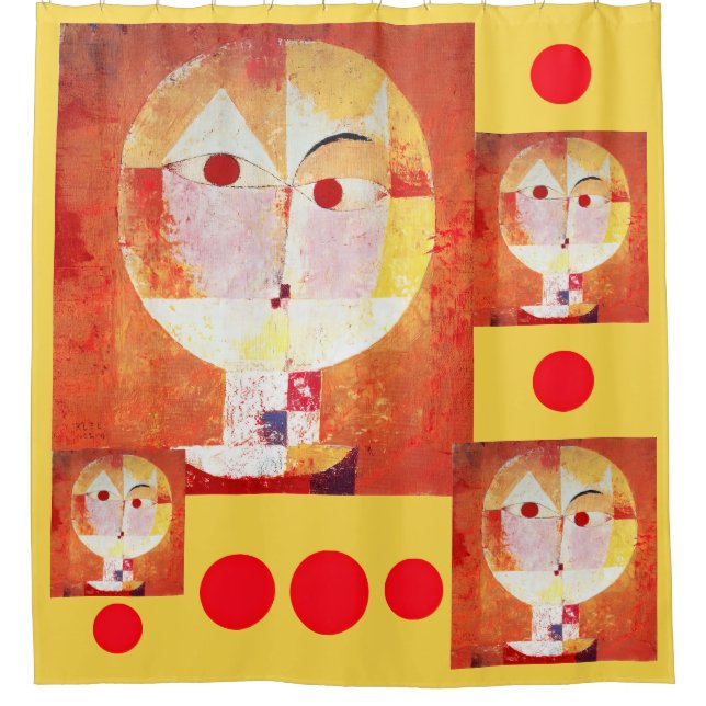 Cortina Para Box Paul Klee Senecio (Frente)