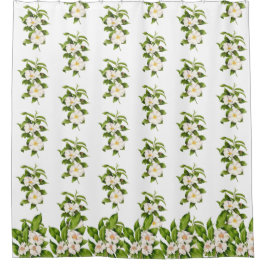 Cortina Para Box "Paz na Terra" numa Cortina de Chá