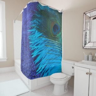 Cortina Para Box Peacock Roxo e Teal