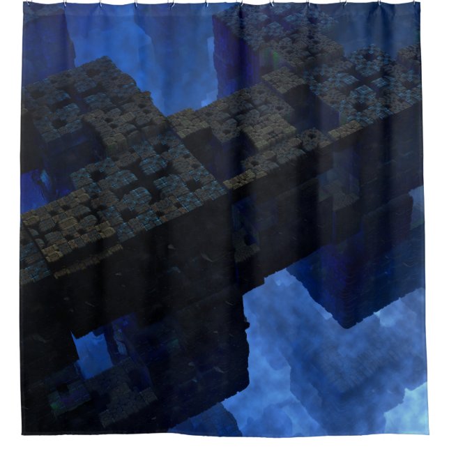 Cortina Para Box Pedras Do Tempo (Frente)