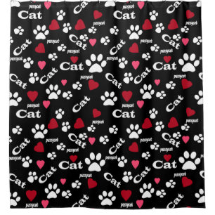 Cortina Para Box Pegadas de gato
