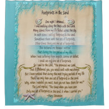 Pegadas no poema religioso da areia