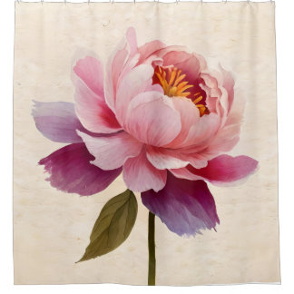 Cortina Para Box Peony Flower