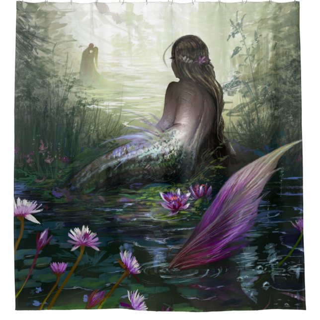 Cortina Para Box Pequena Sereia (Frente)