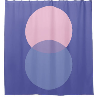 Cortina Para Box Periwinkle e rosa