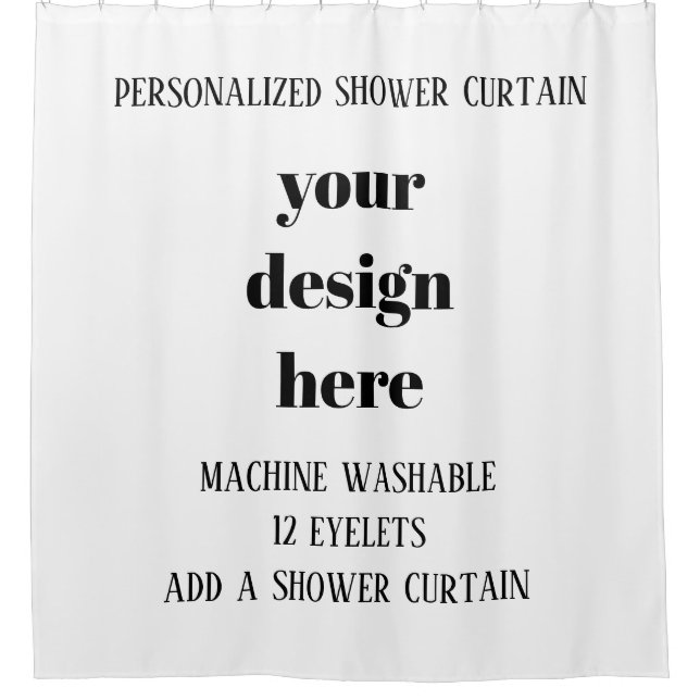 Cortina Para Box Personalizar ou personalizar (Frente)