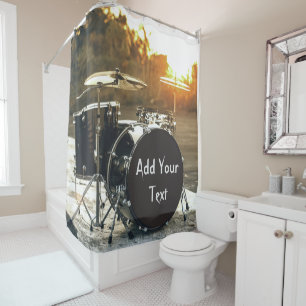 Cortina Para Box Personalize o Drummer do Drummer Kit do Drum Kit