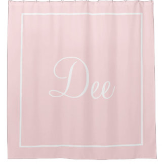Cortina Para Box Personalized name or initial shower curtain