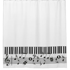 Cortina Para Box Piano Music Design