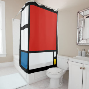 Cortina Para Box Piet Mondrian, Grande Composição ii