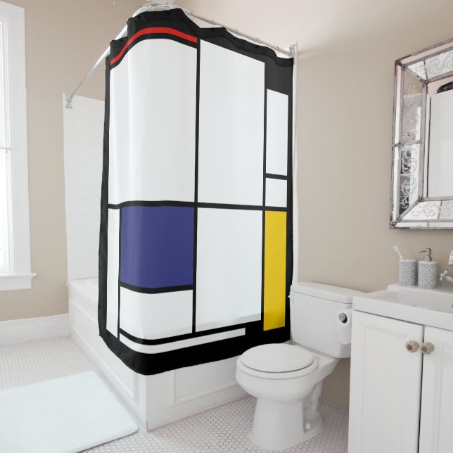 Cortina Para Box Piet Mondrian, Grande Tableau 1 (In Situ)