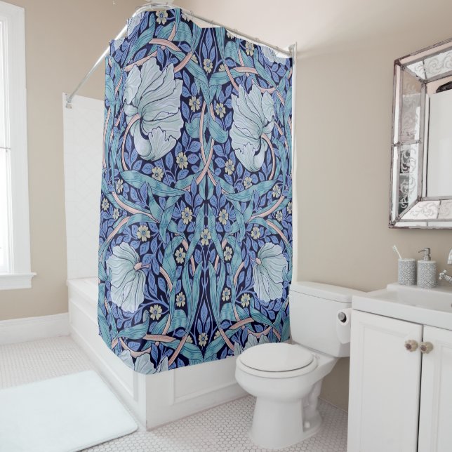 Cortina Para Box Pimpernel Blue, William Morris (In Situ)
