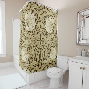 Cortina Para Box Pimpernel Dourado, William Morris