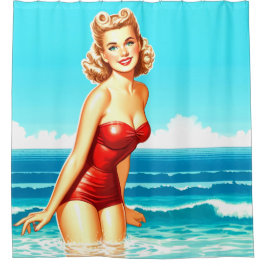 Cortina Para Box Pin Up Girl