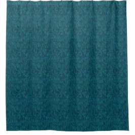Cortina Para Box Pinceladas Impressionistas, Azul-Marinho, Turquesa