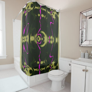 Cortina Para Box Pink Lights Canvas