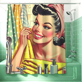 Cortina Para Box Pino do Bath Vintage