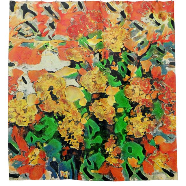 Cortina Para Box Pintura A Óleo Retro: Monet Van Gogh (Frente)