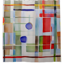 Cortina Para Box Pintura Geométrica abstrato