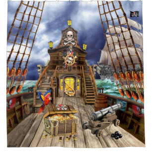 CORTINA PARA BOX PIRATAS ROUBADOS