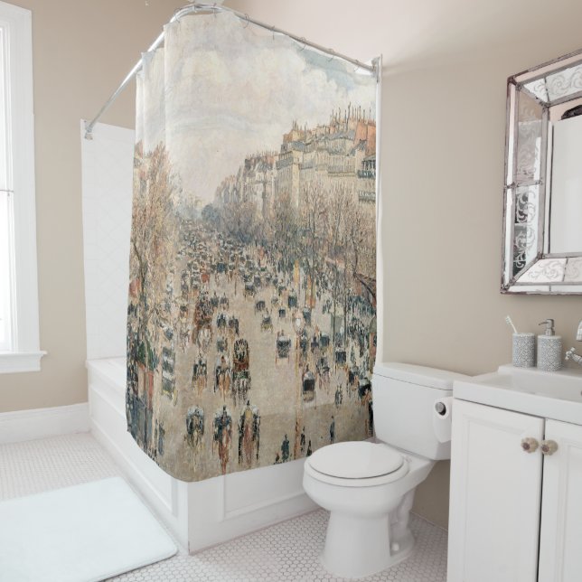 Cortina Para Box Pissarro - Boulevard Montmartre, Tarde Sun (In Situ)