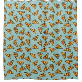 Cortina Para Box Pizza Pattern