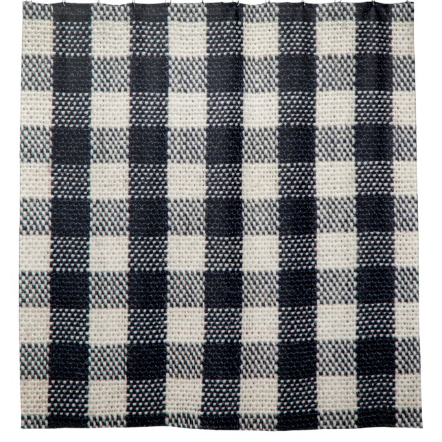 Cortina Para Box Plaid cotton fabric texture background. (Frente)