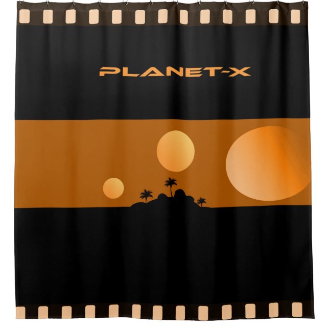Cortina Para Box Planeta X (Frente)