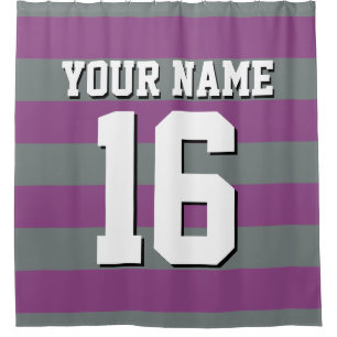 Cortina Para Box Plum Purple Charmalho Sports Jersey Preppy Stripe