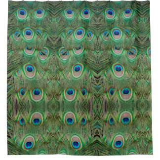 Cortina Para Box Plumagem de peacock